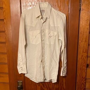 Prior Western Pearl Snap Striped Shirt